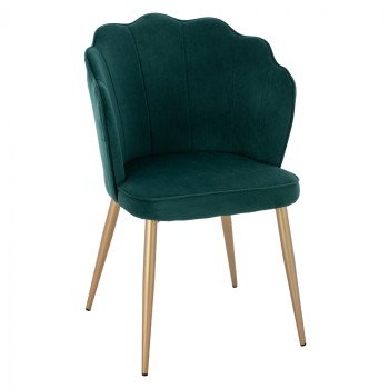 ΚΑΡΕΚΛΑ AVIE HM8737.03 ΒΕΛΟΥΔΟ ΚΥΠΑΡΙΣΣΙ ΜΕ ΜΕΤΑΛΛΙΚΟ ΧΡΥΣΟ ΣΚΕΛΕΤΟ 57.5x57.5x85 εκ.