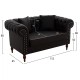 ΚΑΝΑΠΕΣ 2ΘΕΣΙΟΣ Τ. CHESTERFIELD CIELLE ΣΕ ΧΡΩΜΑ ΚΑΦΕ HM3184.03 152x85x80 εκ. ΚΑΝΑΠΕΣ 2ΘΕΣΙΟΣ Τ. CHESTERFIELD CIELLE ΣΕ ΧΡΩΜΑ ΚΑΦΕ HM3184.03 152x85x80 εκ.