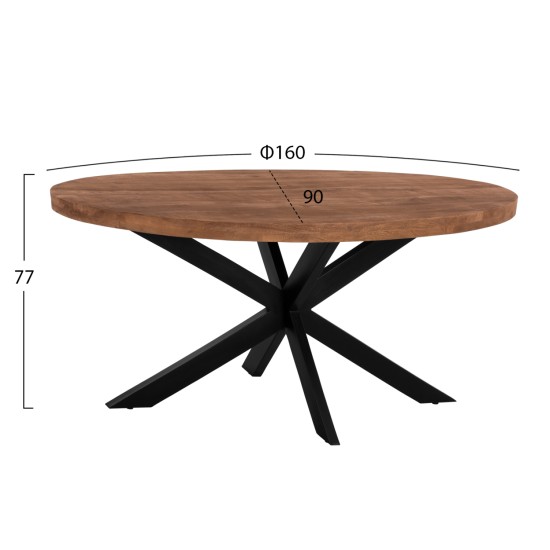 ΤΡΑΠΕΖΙ LEVINHO HM8482.11 OVAL 6εκ.ΠΑΧΟΣ ΜΑΣΙΦ ΞΥΛΟ MANGO 160x90x77Υ εκ. ΤΡΑΠΕΖΙ LEVINHO HM8482.11 OVAL 6εκ.ΠΑΧΟΣ ΜΑΣΙΦ ΞΥΛΟ MANGO 160x90x77Υ εκ.
