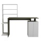 ΓΡΑΦΕΙΟ ΜΕ ΒΙΒΛΙΟΘΗΚΗ ROCHELL ΜΕΛΑΜΙΝΗ OLIVE GREY ΛΕΥΚΟ 146,3x55x128,8Υεκ.HM8886.11 ΓΡΑΦΕΙΟ ΜΕ ΒΙΒΛΙΟΘΗΚΗ ROCHELL ΜΕΛΑΜΙΝΗ OLIVE GREY ΛΕΥΚΟ 146,3x55x128,8Υεκ.HM8886.11