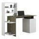 ΓΡΑΦΕΙΟ ΜΕ ΒΙΒΛΙΟΘΗΚΗ ROCHELL ΜΕΛΑΜΙΝΗ OLIVE GREY ΛΕΥΚΟ 146,3x55x128,8Υεκ.HM8886.11 ΓΡΑΦΕΙΟ ΜΕ ΒΙΒΛΙΟΘΗΚΗ ROCHELL ΜΕΛΑΜΙΝΗ OLIVE GREY ΛΕΥΚΟ 146,3x55x128,8Υεκ.HM8886.11