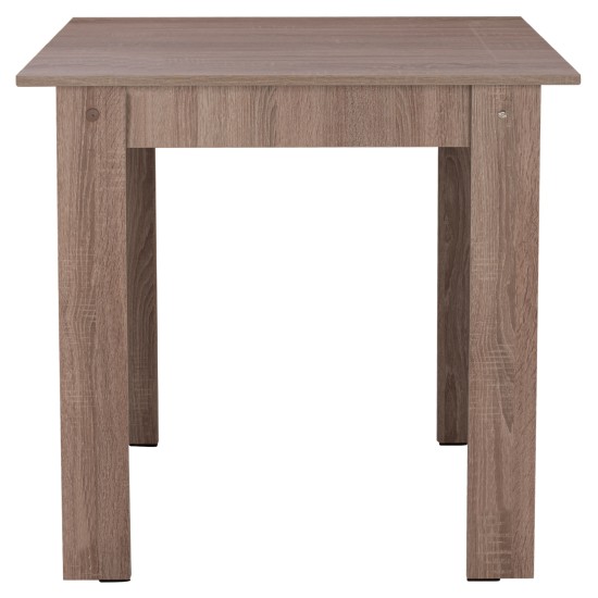 ΤΡΑΠΕΖΙ ΚΟΥΖΙΝΑΣ KELVIN HM2427.05, SONOMA OAK TRUFFLE, 80x80x77εκ. ΤΡΑΠΕΖΙ ΚΟΥΖΙΝΑΣ KELVIN HM2427.05, SONOMA OAK TRUFFLE, 80x80x77εκ.