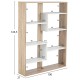 ΒΙΒΛΙΟΘΗΚΗ MARCELINE HM8772.01 100Χ21Χ124,5 ΛΕΥΚΟ ΒΙΒΛΙΟΘΗΚΗ MARCELINE HM8772.01 100Χ21Χ124,5 ΛΕΥΚΟ