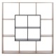ΒΙΒΛΙΟΘΗΚΗ BRODY HM8771.02 136X22X136 ΓΚΡΙ