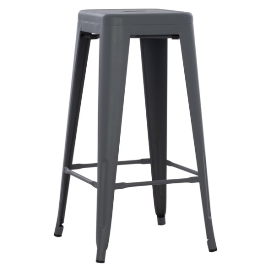 ΣΚΑΜΠΟ BAR ΜΕΤΑΛΛΙΚΟ MELITA ΣΕ ΓΚΡΙ HM8642.10 43x43x78εκ. ΣΚΑΜΠΟ BAR ΜΕΤΑΛΛΙΚΟ MELITA ΣΕ ΓΚΡΙ HM8642.10 43x43x78εκ.