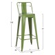 ΣΚΑΜΠΟ BAR ΜΕΤΑΛΛΙΚΟ MELITA ME ΠΛΑΤΗ ΣΕ LIGHT OLIVE GREEN HM8643.13 43Χ43Χ100εκ. ΣΚΑΜΠΟ BAR ΜΕΤΑΛΛΙΚΟ MELITA ME ΠΛΑΤΗ ΣΕ LIGHT OLIVE GREEN HM8643.13 43Χ43Χ100εκ.