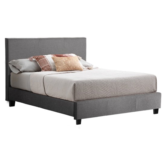 ΚΡΕΒΑΤΙ BECCA ΑΠΟ ΥΦΑΣΜΑ ΓΚΡΙ HM553.11 ΓΙΑ ΣΤΡΩΜΑ 150x200 EK. ΚΡΕΒΑΤΙ BECCA ΑΠΟ ΥΦΑΣΜΑ ΓΚΡΙ HM553.11 ΓΙΑ ΣΤΡΩΜΑ 150x200 EK.