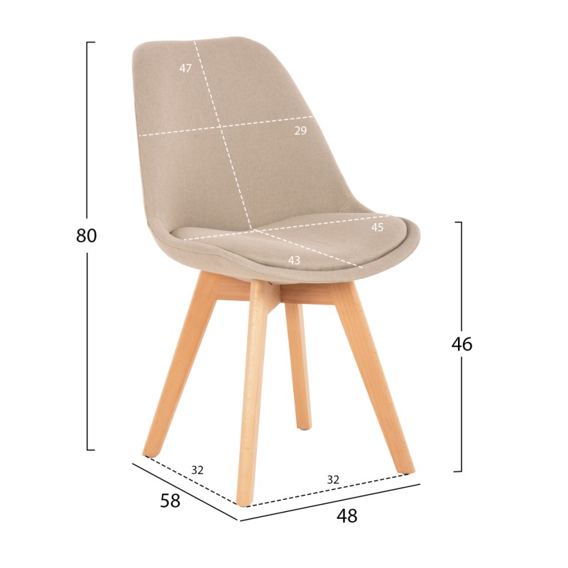 ΣΕΤ ΤΡΑΠΕΖΑΡΙΑΣ 5ΤΜΧ ΤΡΑΠΕΖΙ Φ90X74 & 4 ΚΑΡΕΚΛΕΣ VEGAS ΜΕ ΜΠΕΖ ΥΦΑΣΜΑ HM11693.53