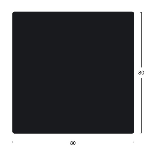 ΕΠΙΦΑΝΕΙΑ ΤΡΑΠΕΖΙΟΥ HPL HM5839.01 ΜΑΥΡΗ 80x80 εκ. ΠΑΧΟΥΣ 12mm. ΕΠΙΦΑΝΕΙΑ ΤΡΑΠΕΖΙΟΥ HPL HM5839.01 ΜΑΥΡΗ 80x80 εκ. ΠΑΧΟΥΣ 12mm.