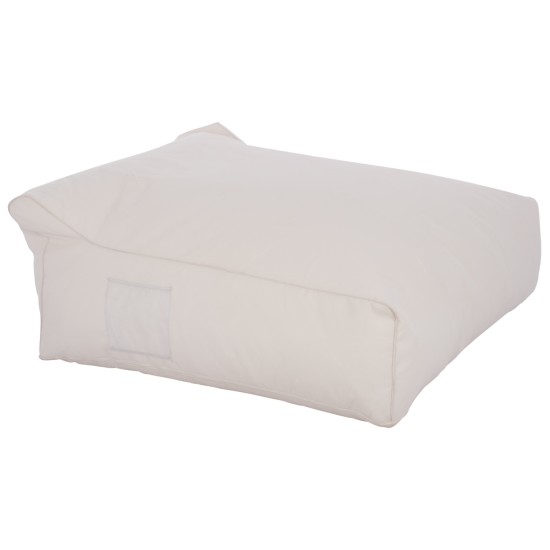 ΠΟΥΦ YAMIN 2ΑΤΟΜΩΝ ΜΕ TEXTILENE 600gr/m2 2X1 ΛΕΥΚΟ HM5773.11 140x140x40-60Υεκ.