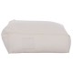 ΠΟΥΦ YAMIN 2ΑΤΟΜΩΝ ΜΕ TEXTILENE 600gr/m2 2X1 ΛΕΥΚΟ HM5773.11 140x140x40-60Υεκ.