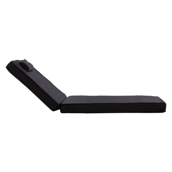 ΜΑΞΙΛΑΡΙ ΞΑΠΛΩΣΤΡΑΣ TEXTILENE 600gr/m2 2X1 SIFNOΜΑΥΡΟ HM11237.05T 194x70x11 εκ. ΜΑΞΙΛΑΡΙ ΞΑΠΛΩΣΤΡΑΣ TEXTILENE 600gr/m2 2X1 SIFNOΜΑΥΡΟ HM11237.05T 194x70x11 εκ.
