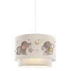 ΠΑΙΔΙΚΟ ΦΩΤΙΣΤΙΚΟ ΟΡΟΦΗΣ BALOO HM7572.01 ΛΕΥΚΟ ΜΕ ΣΧΕΔΙΟ ELEPHANT Φ30x70Y εκ.