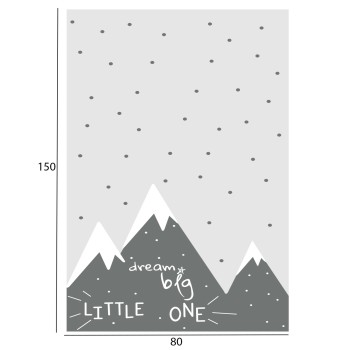 ΠΑΙΔΙΚΟ ΧΑΛΙ ΜΕ ΚΡΟΣΙΑ ΣΕΙΡΑ KIDDER HM7678.11 ΓΚΡΙ-ΜΠΕΖ 80Χ150 εκ.