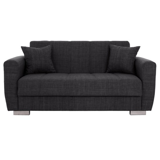 ΚΑΝΑΠΕΣ ΚΡΕΒΑΤΙ POLYA ΔΙΘΕΣΙΟΣ ΓΚΡΙ HM3241.03 150x84x88 εκ. ΚΑΝΑΠΕΣ ΚΡΕΒΑΤΙ POLYA ΔΙΘΕΣΙΟΣ ΓΚΡΙ HM3241.03 153x87x77Υεκ.