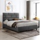 ΚΡΕΒΑΤΙ SOLEDAD ΑΠΟ ΓΚΡΙ ΥΦΑΣΜΑ HM644.01 ΓΙΑ ΣΤΡΩΜΑ 150x200 εκ. ΚΡΕΒΑΤΙ SOLEDAD ΑΠΟ ΓΚΡΙ ΥΦΑΣΜΑ HM644.01 ΓΙΑ ΣΤΡΩΜΑ 150x200 εκ.