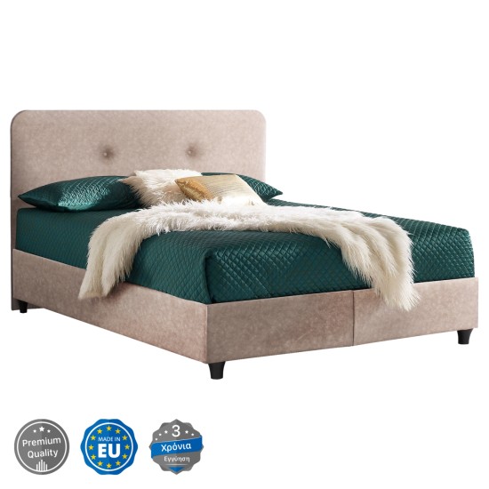 ΚΡΕΒΑΤΙ HM637.22 DOLORES ΜΠΕΖ ΥΦΑΣΜΑ τ.NUBUCK, 150x200 εκ. ΚΡΕΒΑΤΙ HM637.22 DOLORES ΜΠΕΖ ΥΦΑΣΜΑ τ.NUBUCK, 150x200 εκ.