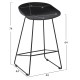 ΣΚΑΜΠΟ ΜΠΑΡ NAILA HM9299.02 ΜΑΥΡΟ ΜΕΣΑΙΟΥ ΥΨΟΥΣ 44x44x74Yεκ. ΣΚΑΜΠΟ ΜΠΑΡ NAILA HM9299.02 ΜΑΥΡΟ ΜΕΣΑΙΟΥ ΥΨΟΥΣ 44x44x74Yεκ.