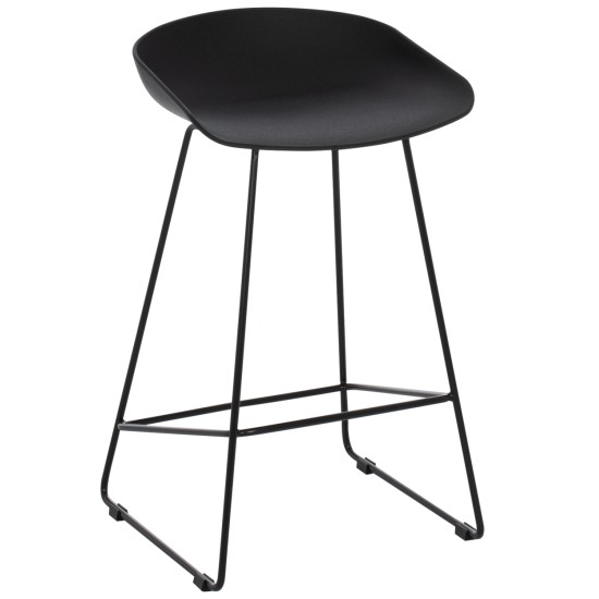 ΣΚΑΜΠΟ ΜΠΑΡ NAILA HM9299.02 ΜΑΥΡΟ ΜΕΣΑΙΟΥ ΥΨΟΥΣ 44x44x74Yεκ. ΣΚΑΜΠΟ ΜΠΑΡ NAILA HM9299.02 ΜΑΥΡΟ ΜΕΣΑΙΟΥ ΥΨΟΥΣ 44x44x74Yεκ.