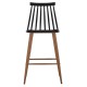 ΣΚΑΜΠΟ ΜΠΑΡ VANESSA ΜΑΥΡΟ ΜΕΣΑΙΟΥ ΥΨΟΥΣ HM9300.02  43x45x97Υεκ.