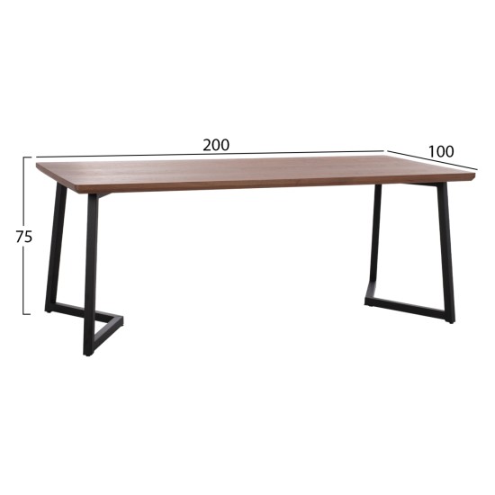 ΤΡΑΠΕΖΙ ΤΡΑΠΕΖΑΡΙΑΣ JAY HM9304.02 ΚΑΠΛΑΜΑΣ ΚΑΡΥΔΙΑΣ ΡΟΥΣΤΙΚ ΣΤΥΛ 200x100x75 εκ. ΤΡΑΠΕΖΙ ΤΡΑΠΕΖΑΡΙΑΣ JAY HM9304.02 ΚΑΠΛΑΜΑΣ ΚΑΡΥΔΙΑΣ ΡΟΥΣΤΙΚ ΣΤΥΛ 200x100x75 εκ.