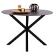 ΤΡΑΠΕΖΙ ΤΡΑΠΕΖΑΡΙΑΣ ΣΤΡΟΓΓΥΛΟ SYNTEC HM9309.01 SINTERED STONE ΜΑΥΡΟ ΜΕΤΑΛΛΙΚΑ ΠΟΔΙΑ Φ115x75Y εκ. ΤΡΑΠΕΖΙ ΤΡΑΠΕΖΑΡΙΑΣ ΣΤΡΟΓΓΥΛΟ SYNTEC HM9309.01 SINTERED STONE ΜΑΥΡΟ ΜΕΤΑΛΛΙΚΑ ΠΟΔΙΑ Φ115x75Y εκ.