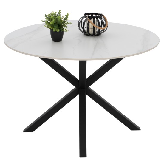 ΤΡΑΠΕΖΙ ΤΡΑΠΕΖΑΡΙΑΣ ΣΤΡΟΓΓΥΛΟ SYNTEC HM9309.02 SINTERED STONE ΛΕΥΚΟ ΜΕΤΑΛ.ΠΟΔΙΑ Φ115x75Y εκ. ΤΡΑΠΕΖΙ ΤΡΑΠΕΖΑΡΙΑΣ ΣΤΡΟΓΓΥΛΟ SYNTEC HM9309.02 SINTERED STONE ΛΕΥΚΟ ΜΕΤΑΛ.ΠΟΔΙΑ Φ115x75Y εκ.