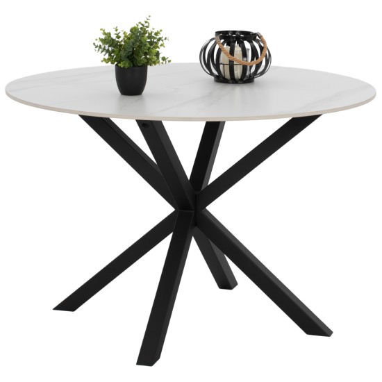 ΤΡΑΠΕΖΙ ΤΡΑΠΕΖΑΡΙΑΣ ΣΤΡΟΓΓΥΛΟ SYNTEC HM9309.02 SINTERED STONE ΛΕΥΚΟ ΜΕΤΑΛ.ΠΟΔΙΑ Φ115x75Y εκ. ΤΡΑΠΕΖΙ ΤΡΑΠΕΖΑΡΙΑΣ ΣΤΡΟΓΓΥΛΟ SYNTEC HM9309.02 SINTERED STONE ΛΕΥΚΟ ΜΕΤΑΛ.ΠΟΔΙΑ Φ115x75Y εκ.