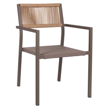 ΠΟΛΥΘΡΟΝΑ ΑΛΟΥΜΙΝΙΟΥ ΕΠΑΓΓΕΛΜΑΤΙΚΗ ΣΑΜΠΑΝΙΖΕ MIREN ME RATTAN ΠΛΑΤΗ HM5893.03 55,5x58,5x83 εκ.