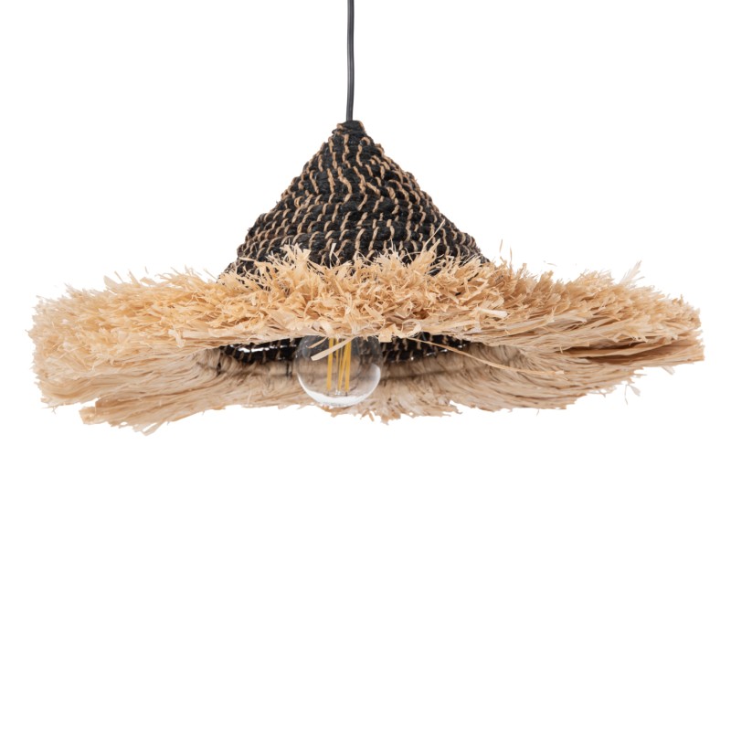 ΦΩΤΙΣΤΙΚΟ ΟΡΟΦΗΣ ΑΠΟ ΙΝΕΣ ΣΙΖΑΛ ΚΑΙ ΑΜΠΑΚΑ ΣΕ ΦΥΣΙΚΟ-ΜΑΥΡΟ 50x50x20Yεκ.HM7789