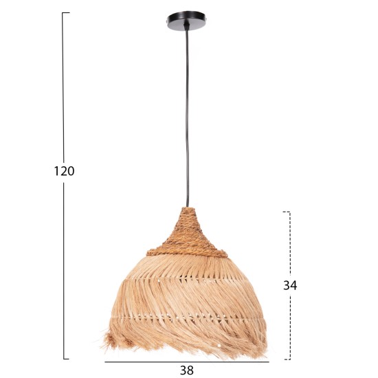 ΦΩΤΙΣΤΙΚΟ ΟΡΟΦΗΣ ΑΠΟ ΙΝΕΣ MENDONG GRASS ΣΕ ΦΥΣΙΚΟ Φ38x34-120Yεκ.HM7776 ΦΩΤΙΣΤΙΚΟ ΟΡΟΦΗΣ ΑΠΟ ΙΝΕΣ MENDONG GRASS ΣΕ ΦΥΣΙΚΟ Φ38x34-120Yεκ.HM7776
