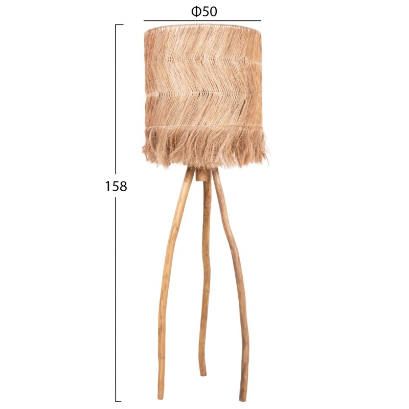 ΦΩΤΙΣΤΙΚΟ ΔΑΠΕΔΟΥ ΠΟΔΙΑ ΤΕΑΚ & ΚΑΠΕΛΟ ΙΝΕΣ ΑΜΠΑΚΑ ΦΥΣΙΚΟ ΧΡΩΜΑ Φ50x50-158Yεκ.HM7765