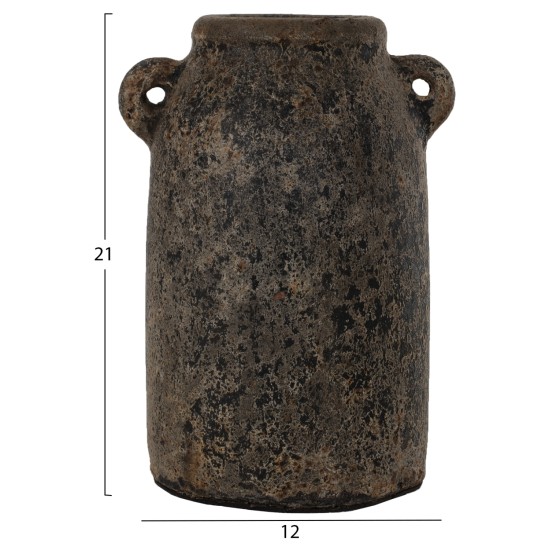 ΔΙΑΚΟΣΜΗΤΙΚA ΒΑΖA ΑΠΟ TERRACOTTA ΓΚΡΙ HM7710 ΔΙΑΚΟΣΜΗΤΙΚA ΒΑΖA ΑΠΟ TERRACOTTA ΓΚΡΙ HM7710