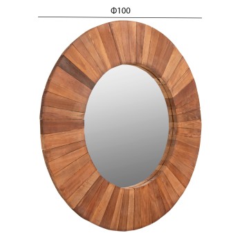 ΚΑΘΡΕΠΤΗΣ ΑΠΟ ΑΝΑΚΥΚΛΩΜΕΝΑ ΞΥΛΑ ΦΥΣΙΚΟ HM7726 Φ100εκ.