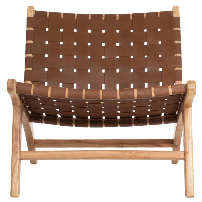 ΚΑΡΕΚΛΑ FELIPE HM9384.01 ΜΑΣΙΦ ΞΥΛΟ ΤEAK ΦΥΣΙΚΟ 65x82x88YΕΚ.