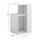 ΒΟΗΘΗΤΙΚΟ ΤΡΑΠΕΖΙ DAWN ΜΕΛΑΜΙΝΗΣ ΛΕΥΚΟ 35X29,5X60Yεκ.HM8880.11 ΒΟΗΘΗΤΙΚΟ ΤΡΑΠΕΖΙ DAWN ΜΕΛΑΜΙΝΗΣ ΛΕΥΚΟ 35X29,5X60Yεκ.HM8880.11