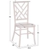 ΚΑΡΕΚΛΑ ΑΠΟ ΞΥΛΟ ΤΟΟΝ WHITE WASH 44.5x48x96Υεκ.HM9410.05
