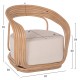 ΠΟΛΥΘΡΟΝΑ DUCHESS ΑΠΟ RATTAN ΦΥΣΙΚΟ-ΕΚΡΟΥ ΜΑΞΙΛΑΡΙ HM9478 81x59x70Y εκ. ΠΟΛΥΘΡΟΝΑ DUCHESS ΑΠΟ RATTAN ΦΥΣΙΚΟ-ΕΚΡΟΥ ΜΑΞΙΛΑΡΙ HM9478 81x59x70Y εκ.
