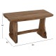ΠΑΓΚΑΚΙ YEDI HM9347 ΑΠΟ ΜΑΣΙΦ ΞΥΛΟ TEAK ΦΥΣΙΚΟ 80X40X44Y εκ.