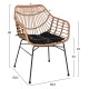 ΠΟΛΥΘΡΟΝΑ ΕΠΑΓΓΕΛΜΑΤΙΚΗ ΜΑΥΡΟ ΜΕΤΑΛΛΟ RATTAN ΜΠΕΖ & ΜΑΞΙΛΑΡΙ HM5864.01 58,5x60,5x80 εκ. ΠΟΛΥΘΡΟΝΑ ΕΠΑΓΓΕΛΜΑΤΙΚΗ ΜΑΥΡΟ ΜΕΤΑΛΛΟ RATTAN ΜΠΕΖ & ΜΑΞΙΛΑΡΙ HM5864.01 58,5x60,5x80 εκ.