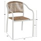 ΠΟΛΥΘΡΟΝΑ ΑΛΟΥΜΙΝΙΟΥ ΛΕΥΚΟ ΜΕ PE RATTAN WICKER HM5856.01 57x63x80Yεκ. ΠΟΛΥΘΡΟΝΑ ΑΛΟΥΜΙΝΙΟΥ ΛΕΥΚΟ ΜΕ PE RATTAN WICKER HM5856.01 57x63x80Yεκ.