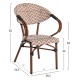 ΠΟΛΥΘΡΟΝΑ BAMBOO LOOK HM5861.03 ΚΑΦΕ-ΛΕΥΚΟ 56,5x56,5x82 εκ. ΠΟΛΥΘΡΟΝΑ BAMBOO LOOK HM5861.03 ΚΑΦΕ-ΛΕΥΚΟ 58.5x58x82Υεκ.