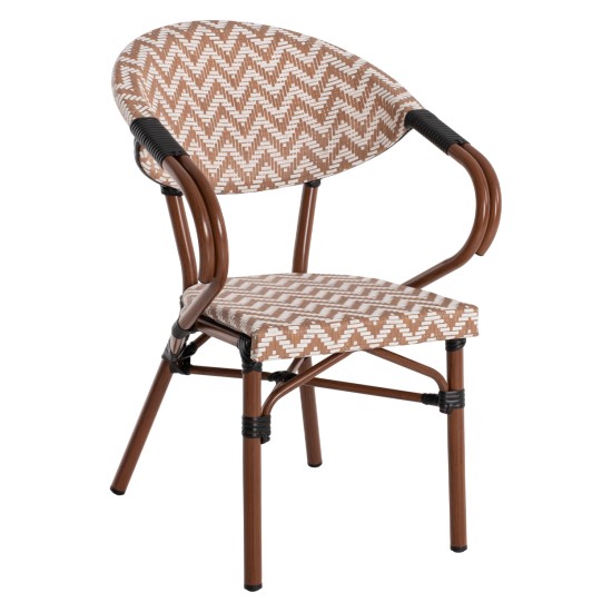 ΠΟΛΥΘΡΟΝΑ BAMBOO LOOK HM5861.03 ΚΑΦΕ-ΛΕΥΚΟ 56,5x56,5x82 εκ. ΠΟΛΥΘΡΟΝΑ BAMBOO LOOK HM5861.03 ΚΑΦΕ-ΛΕΥΚΟ 58.5x58x82Υεκ.