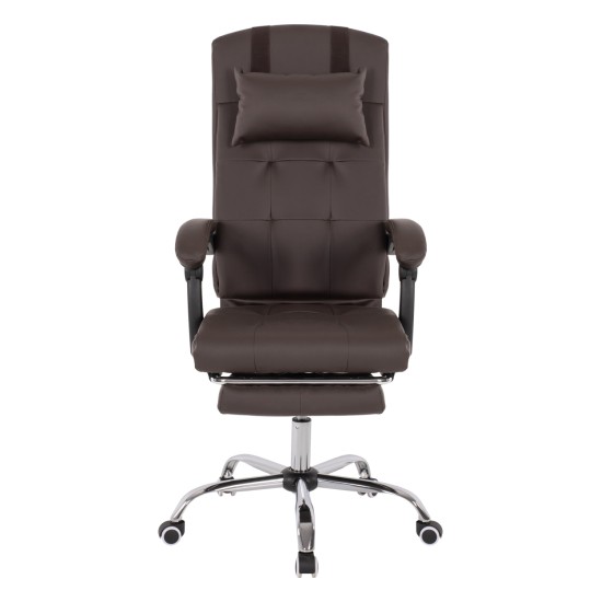 ΠΟΛΥΘΡΟΝΑ ΓΡΑΦΕΙΟΥ ΔΙΕΥΘΥΝΤΙΚΗ ΚΑΦΕ HM1057.19 ΜΕ ΠΤΥΣΣΟΜΕΝΟ ΥΠΟΠΟΔΙΟ 58x71x128Y εκ. ΠΟΛΥΘΡΟΝΑ ΓΡΑΦΕΙΟΥ ΔΙΕΥΘΥΝΤΙΚΗ ΚΑΦΕ HM1057.19 ΜΕ ΠΤΥΣΣΟΜΕΝΟ ΥΠΟΠΟΔΙΟ 58x71x128Y εκ.