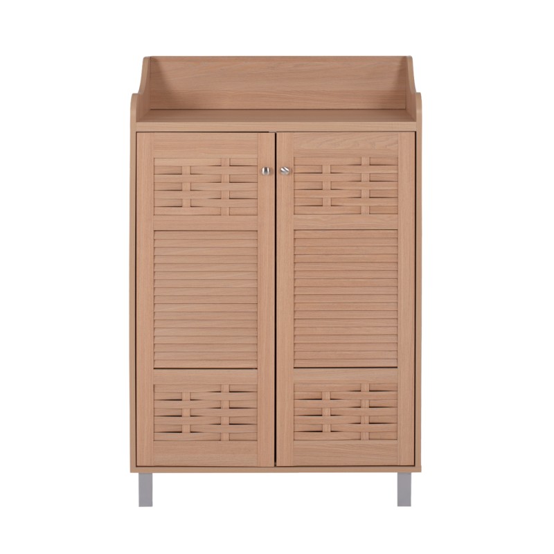 ΠΑΠΟΥΤΣΟΘΗΚΗ-ΝΤΟΥΛΑΠΙ KAILENA HM2230.09 ΜΕΛΑΜΙΝΗ ΣΕ ΦΥΣΙΚΟ 77X40,5X122Υεκ.