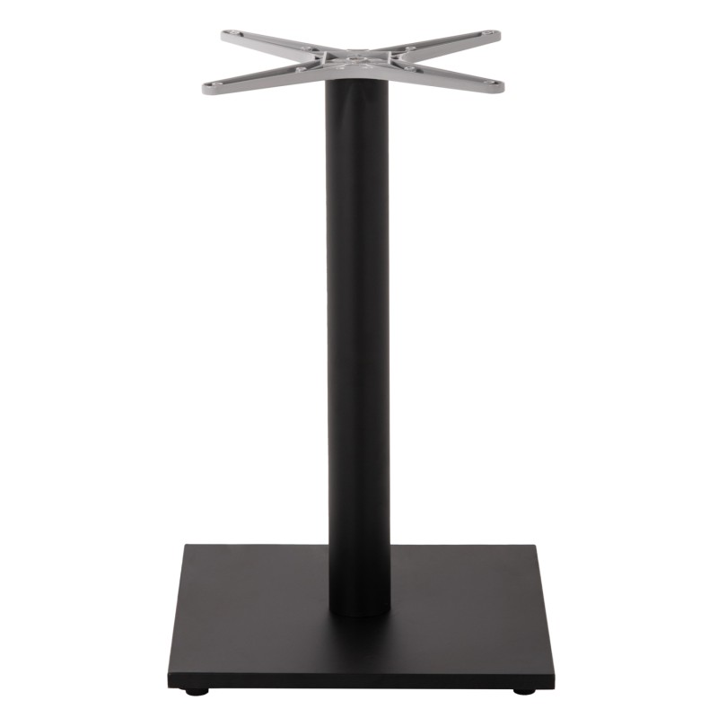 ΒΑΣΗ ΤΡΑΠΕΖΙΟΥ ΑΛΟΥΜΙΝΙΟΥ ΜΑΥΡΟ ΜΑΤ HM475.01 ΣΤΑΥΡΟΣ 46Χ46εκ 46Χ46Χ72Υεκ.