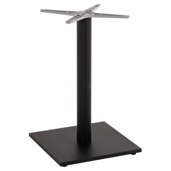 ΒΑΣΗ ΤΡΑΠΕΖΙΟΥ ΑΛΟΥΜΙΝΙΟΥ ΜΑΥΡΟ ΜΑΤ HM475.01 ΣΤΑΥΡΟΣ 46Χ46εκ 46Χ46Χ72Υεκ.