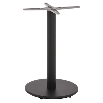 ΒΑΣΗ ΤΡΑΠΕΖΙΟΥ ΑΛΟΥΜΙΝΙΟΥ ΣΤΡΟΓΓΥΛΗ ΓΚΡΙ HM476.20 ΣΤΑΥΡΟΣ 48Χ48εκ Φ45Χ72Υεκ.