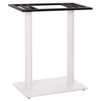 ΒΑΣΗ ΜΠΑΡ ΜΕΤΑΛΛΙΚΗ ΔΙΠΛΗ ΛΕΥΚΗ ΜΑΤ ΜΕΣΑΙΟΥ ΥΨΟΥΣ 40Χ80Χ90Υεκ. HM478.02