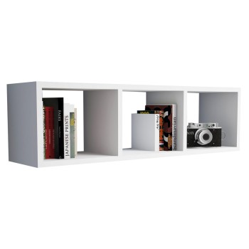 ΡΑΦΙΕΡΑ ΤΟΙΧΟΥ ΜΕΛΑΜΙΝΗΣ ΛΕΥΚΗ HM9228.11 90x22x25,6Υ εκ.